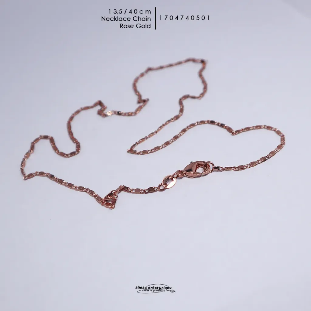 40cm Rose Gold Chain Neck 13,5