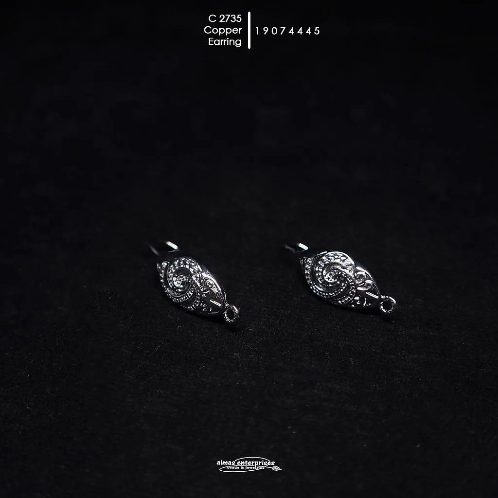 [19074445] C2735 Copper Earring/pair