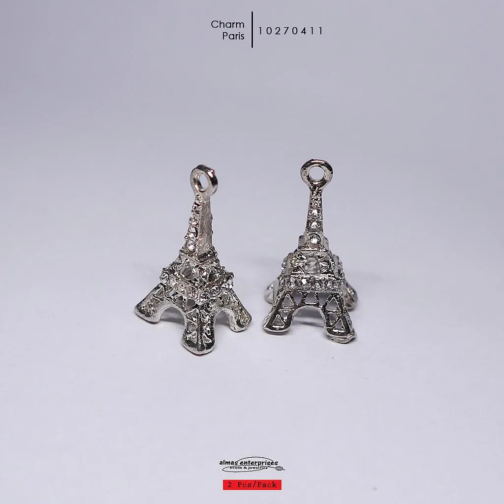 [12270411] Pariz Charm/2pcs (Nickle)