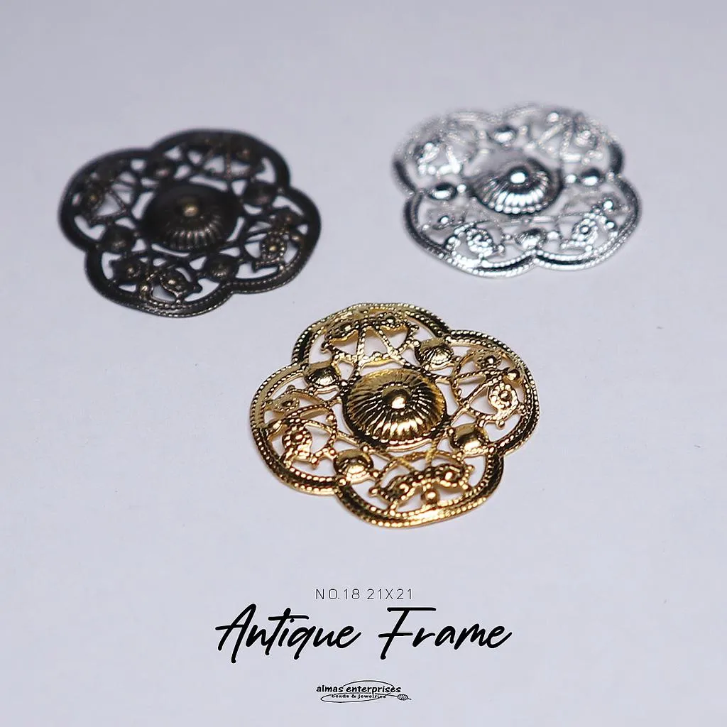 [18047318] No.18 21x21 Antiq Frame/6 (Gold)