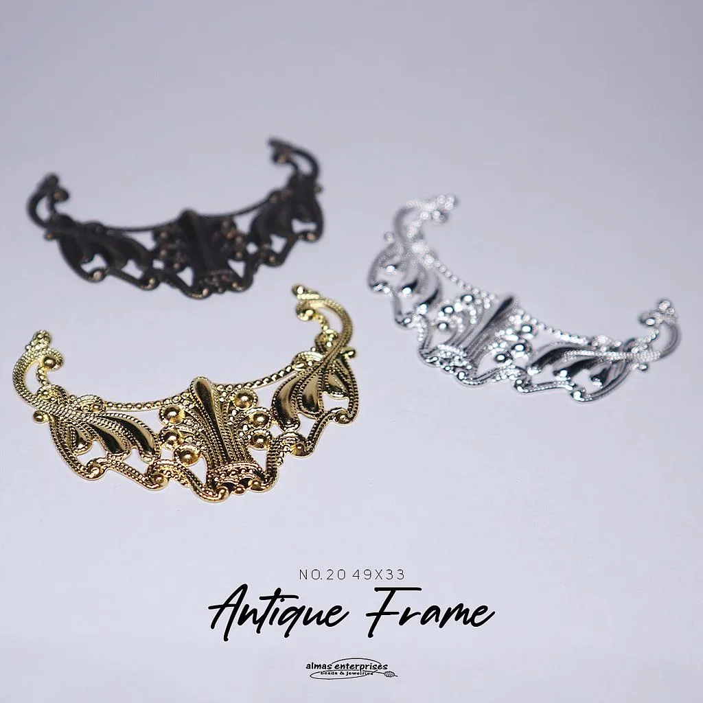 [18047320] No.20 49x33 Antiq Frame/3 (Gold)