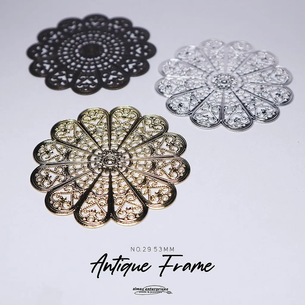 [18047329] No.29 53mm Antiq Frame/2 (Gold)