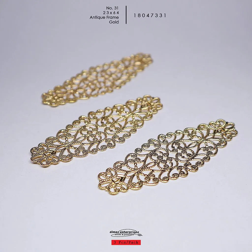 [18047331] No.31 23x64 Antiq Frame/3 (Gold)