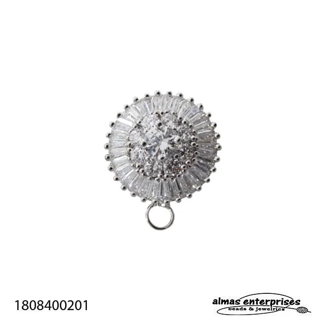 No.2 Brooch With CZ