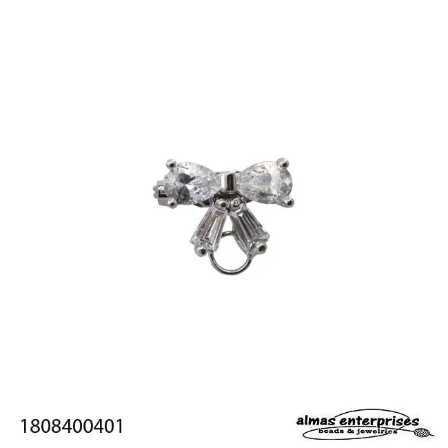 No.4 Brooch With CZ