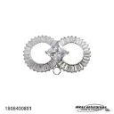 No.8 Brooch With CZ