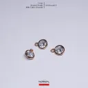 Round CZ Charm/3