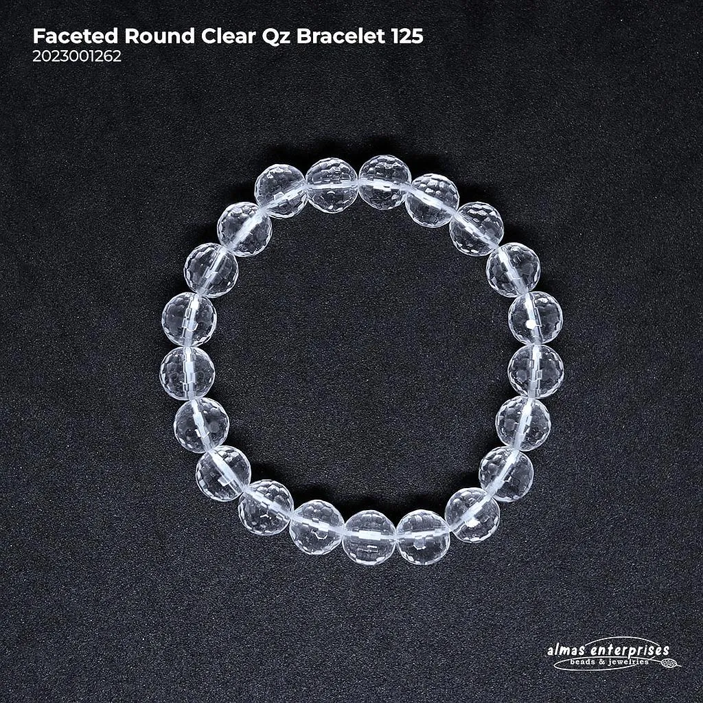 [2023001262] Fac.Round Clear Qz Bracelet (125)