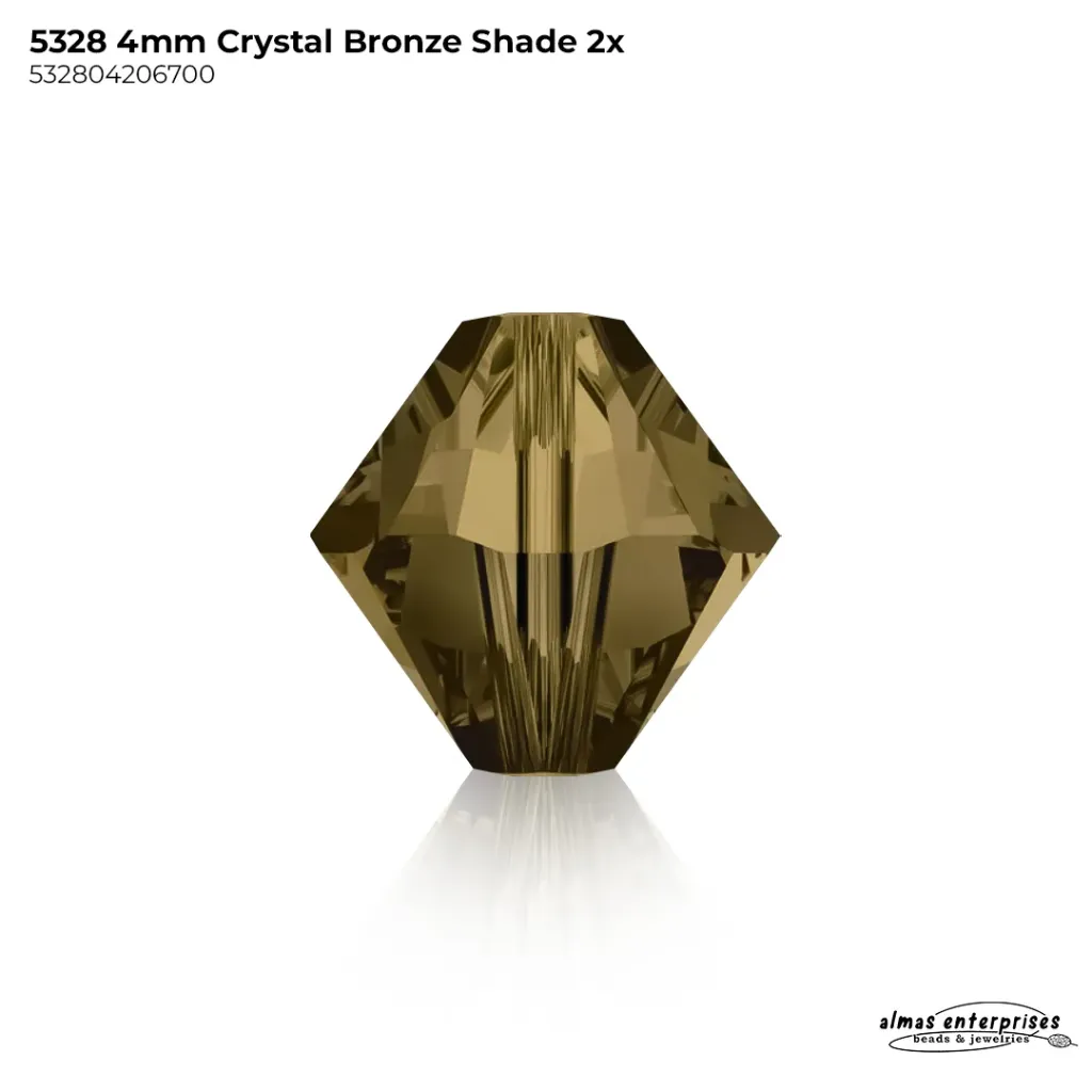 5328 4MM CRY.BRONZE SHADE2X