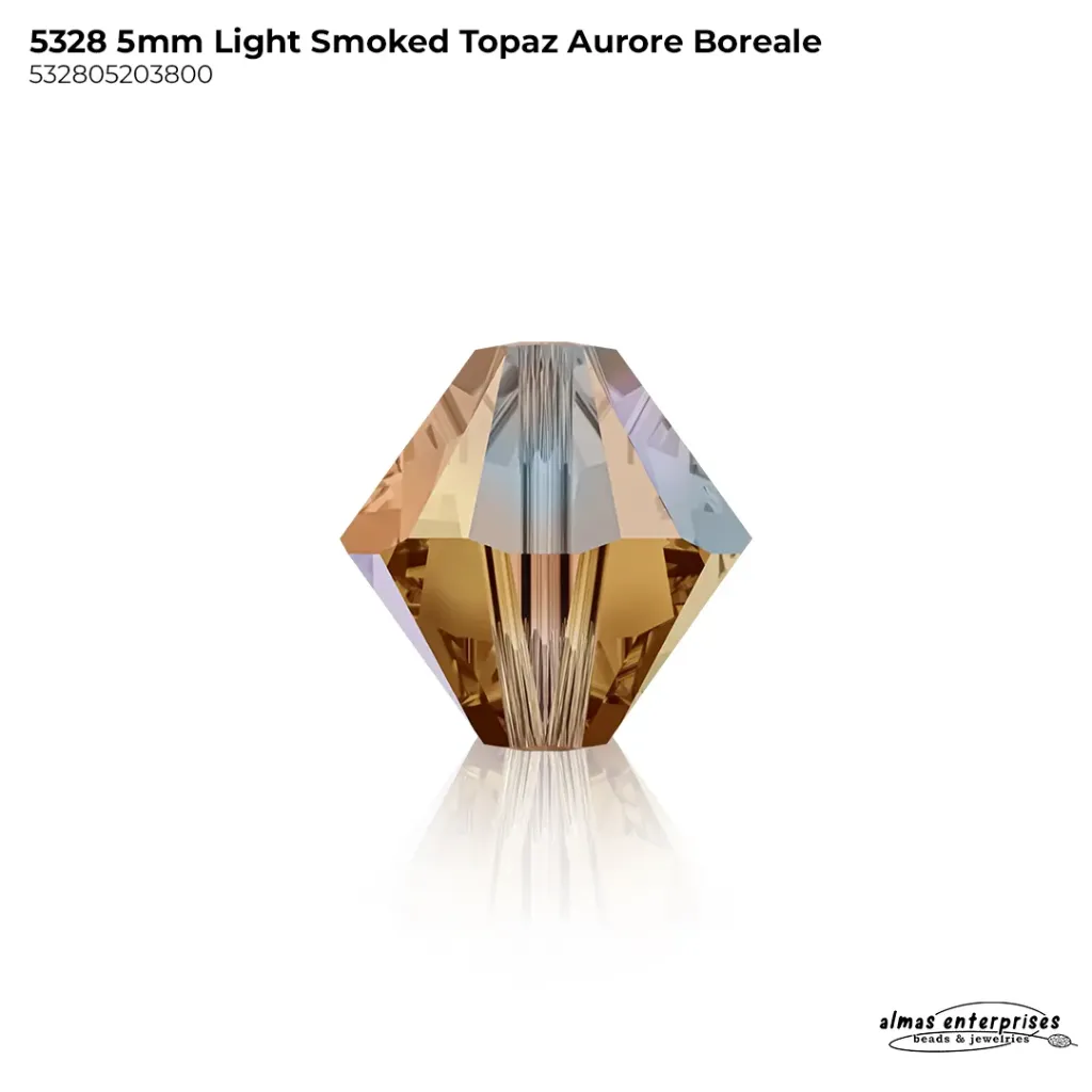 5328 5MM LT.SMOKED TOPAZ AB