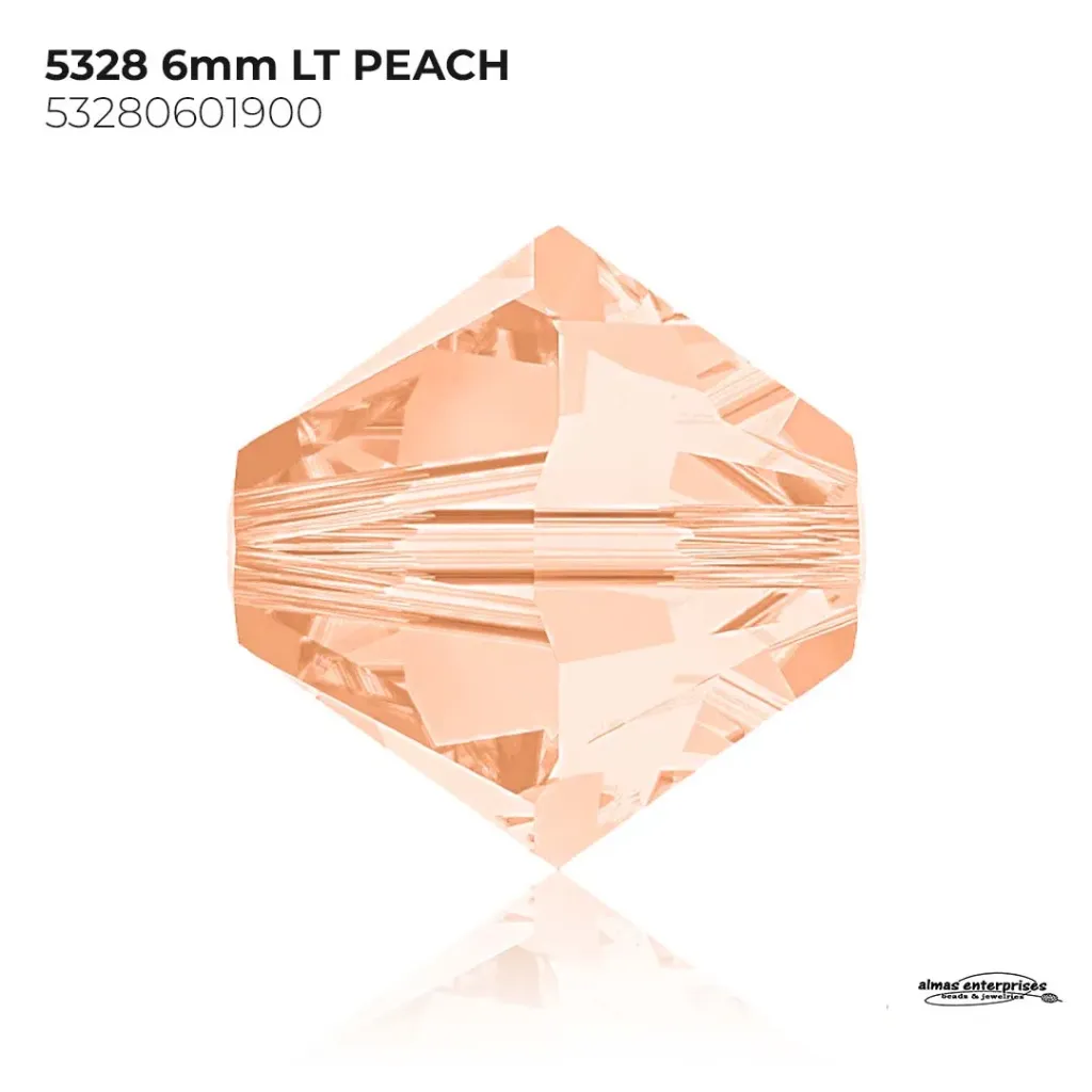 5328 6mm LT PEACH