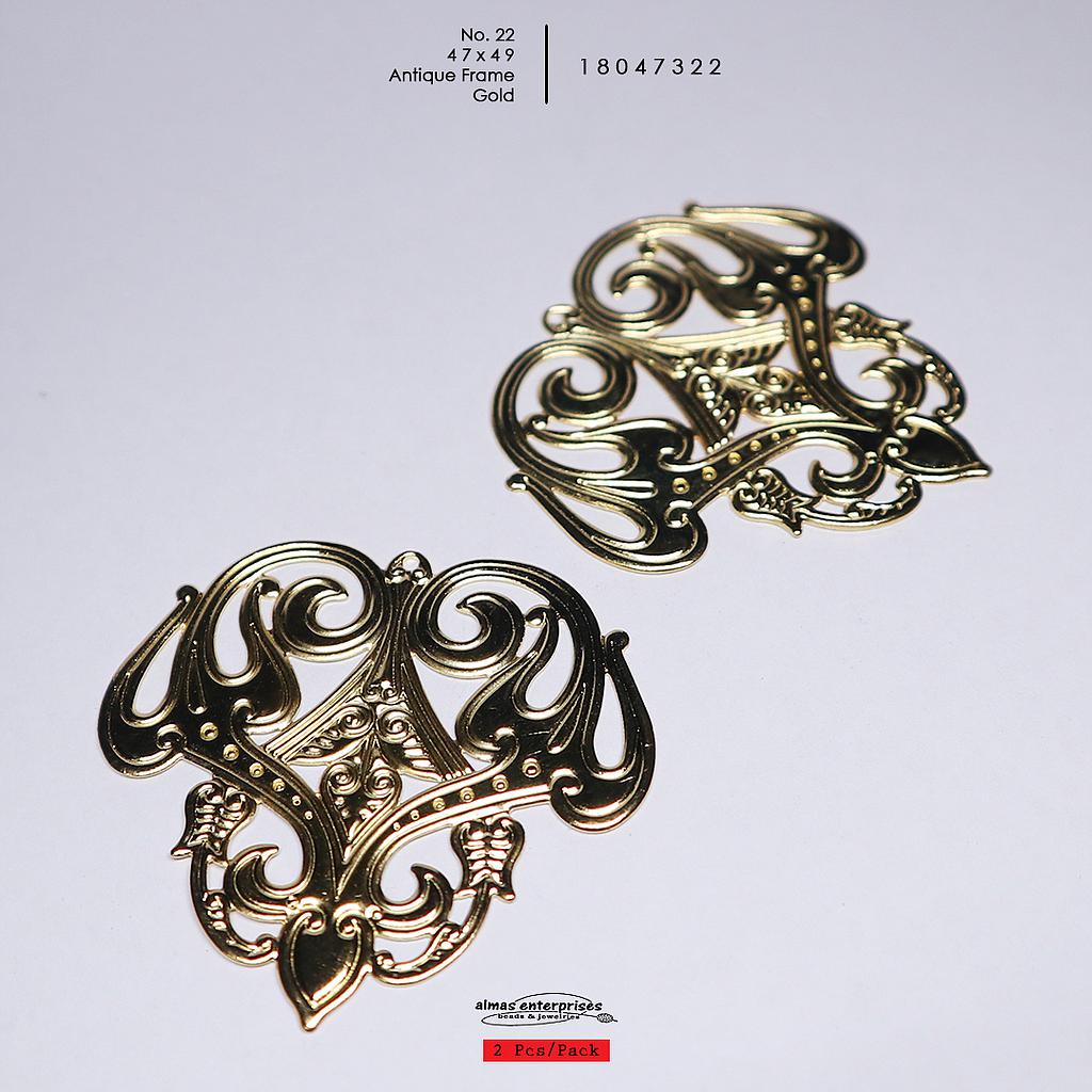No.22 47x49 Antiq Frame/2
