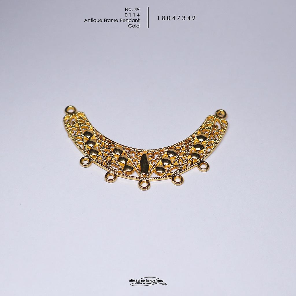 No.49 0114 Antiq Frame Pendant