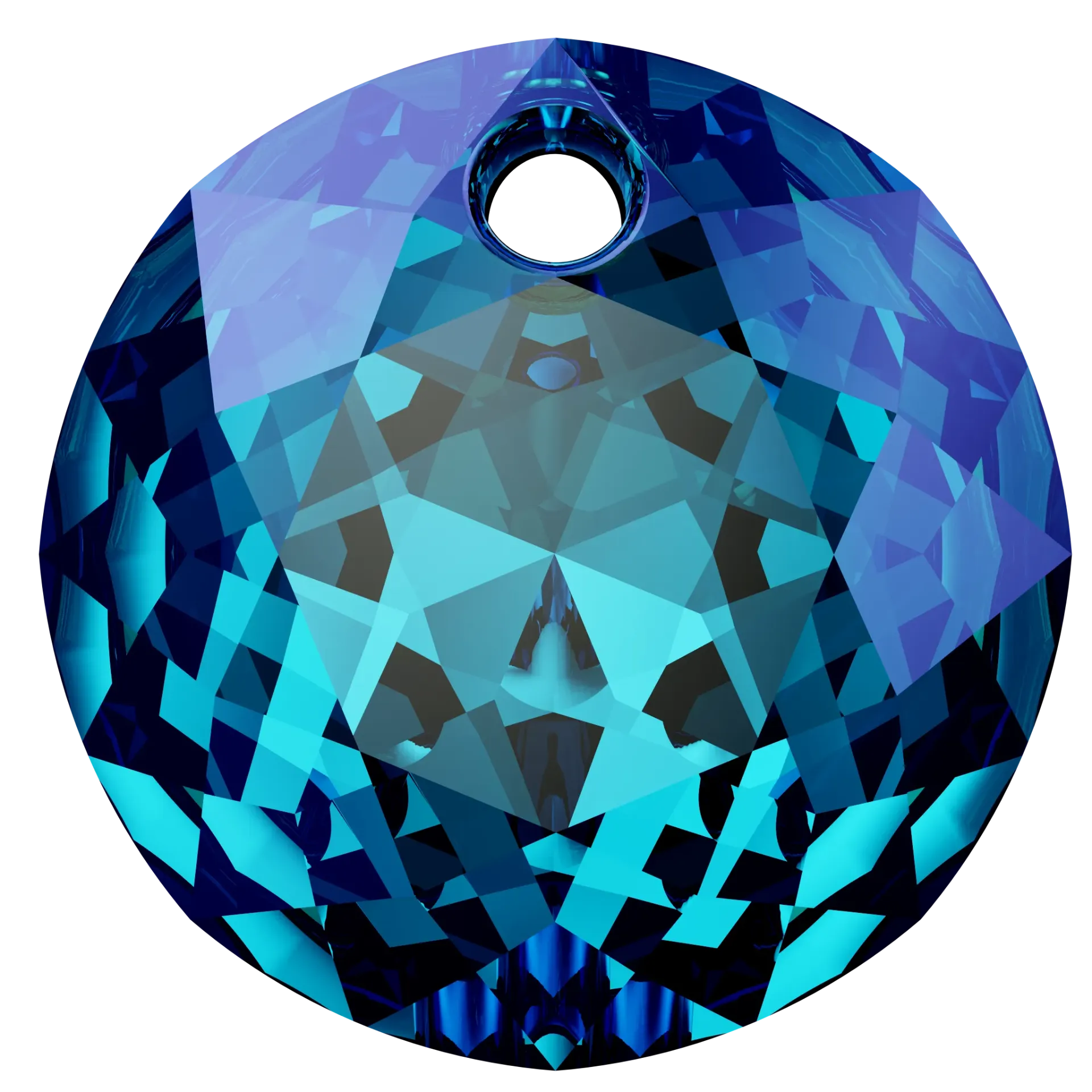 6430 14mm CRYSTAL BERMUDABLUE P