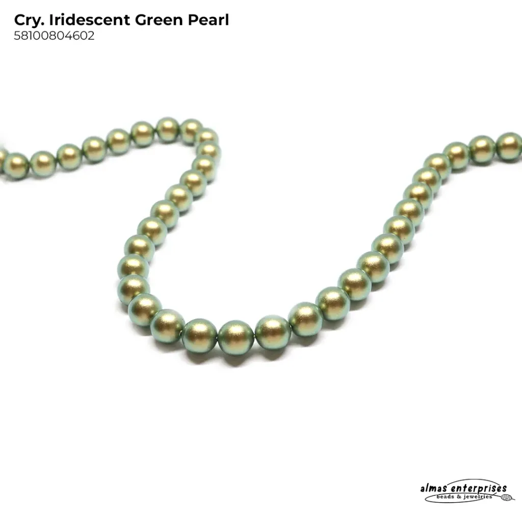 5810 8mm CRY.IRIDESCENT GREEN PEARL
