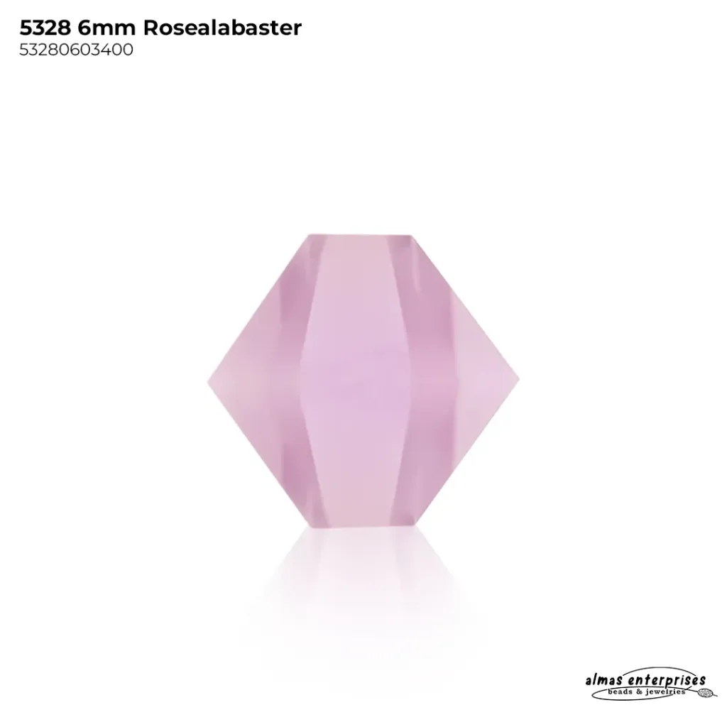 [53280603400] 5328 6mm ROSEALABASTER