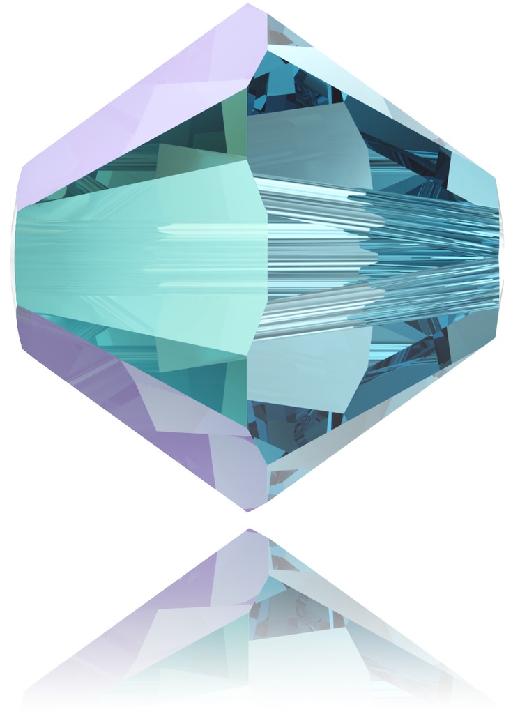 5328 6mm AQUAMARINE SHIMMER