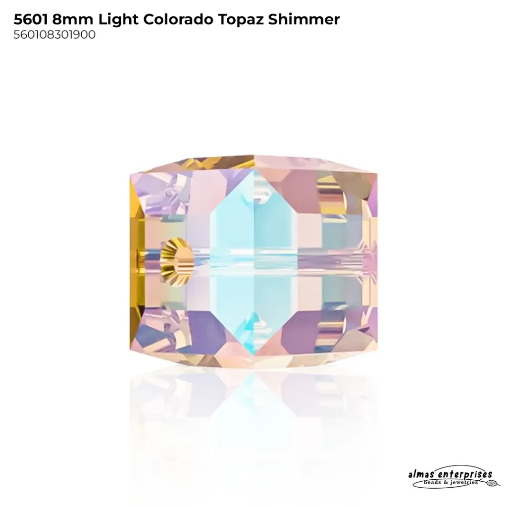[560108301900] 5601 8mm LT.COL.TOP SHIMMER