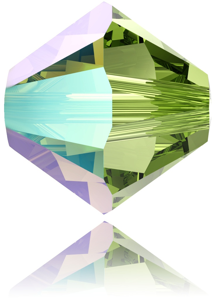 5328 6mm PERIDOT SHIMMER