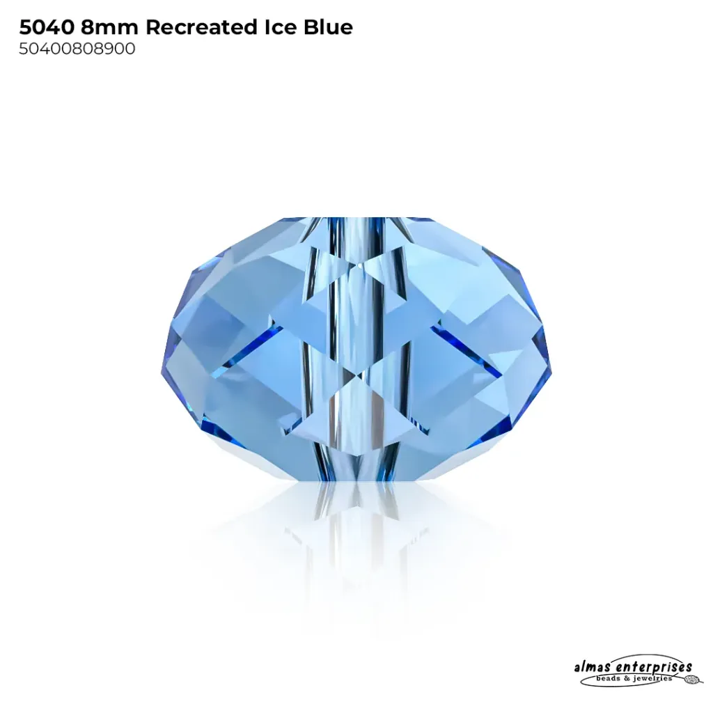 [50400808900] 5040 8mm RECREATED ICE BLUE