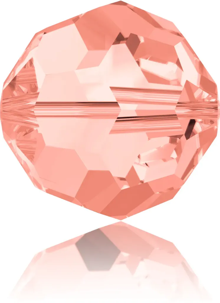5000 4mm ROSE PEACH AB