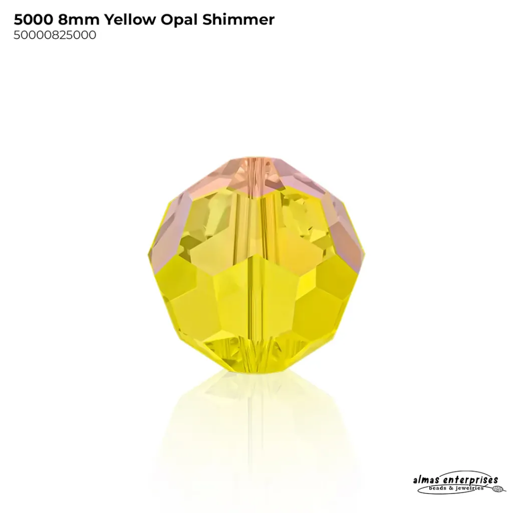 [50000825000] 5000 8mm YELLOW OPAL SHIMMER