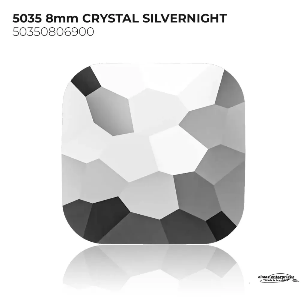 [50350806900] 5035 8mm CRYSTAL SILVERNIGHT