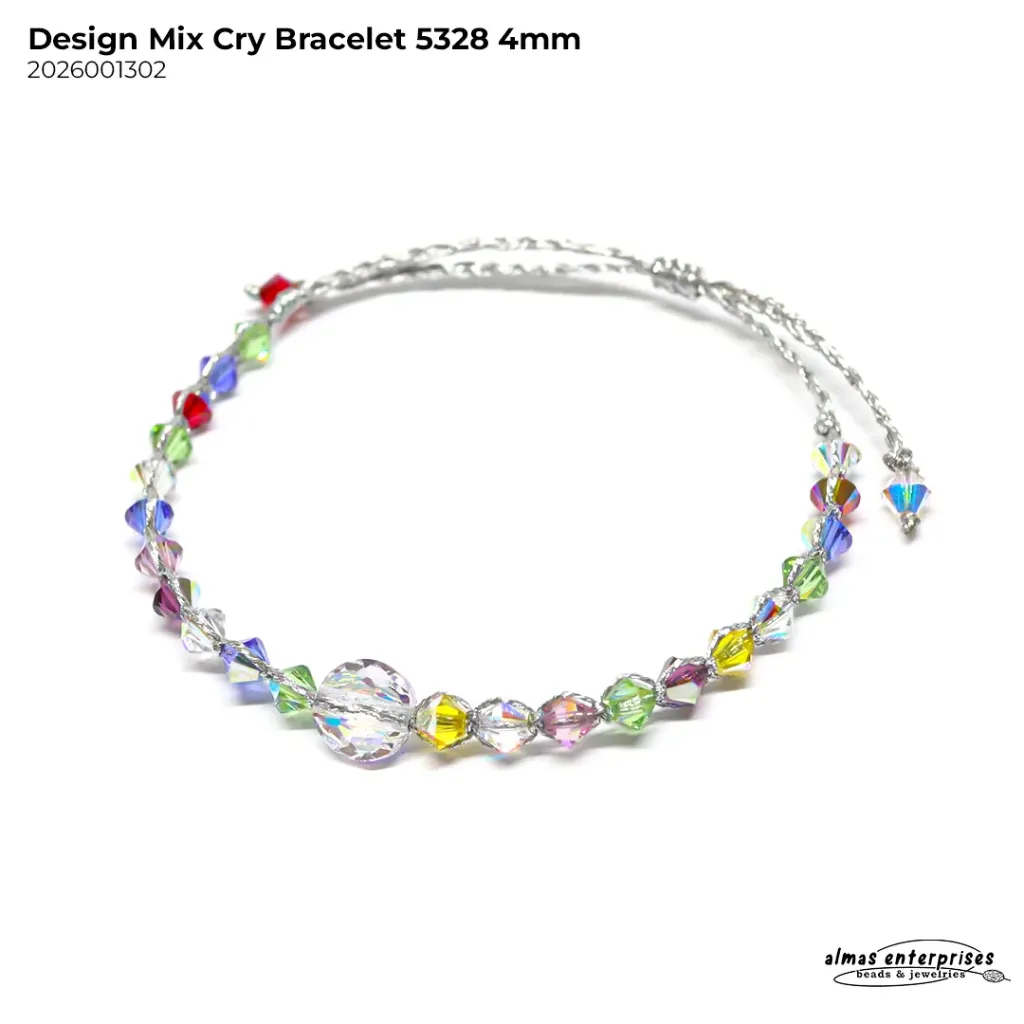 Design Mix Col  Crystal Bracelet