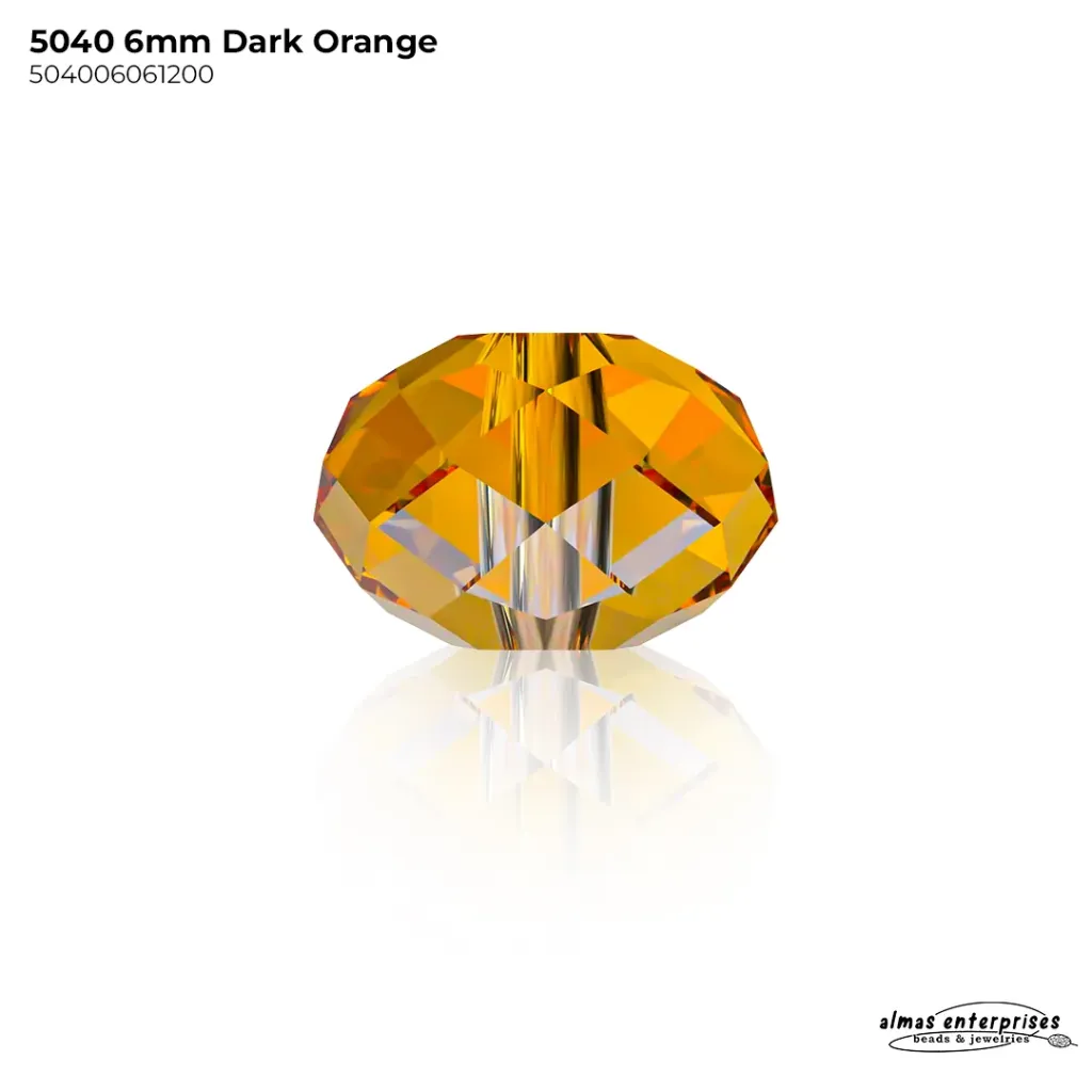[504006061200] 5040 6MM DARK ORANGE