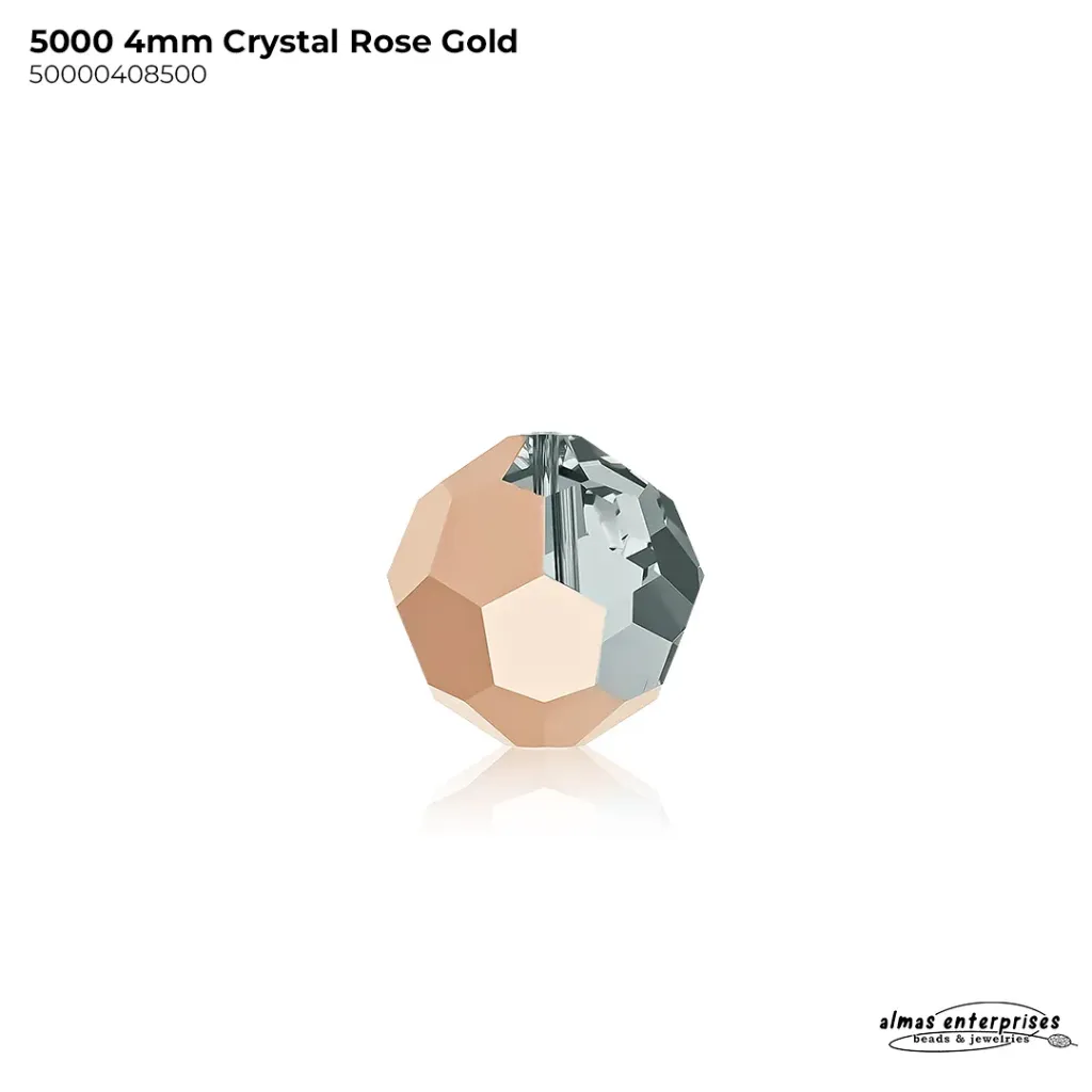 [50000408500] 5000 4MM CRYSTAL ROSE GOLD