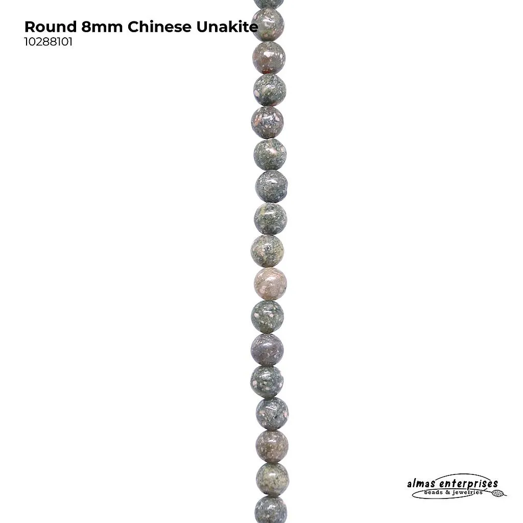 Round Chinese UNAKITE