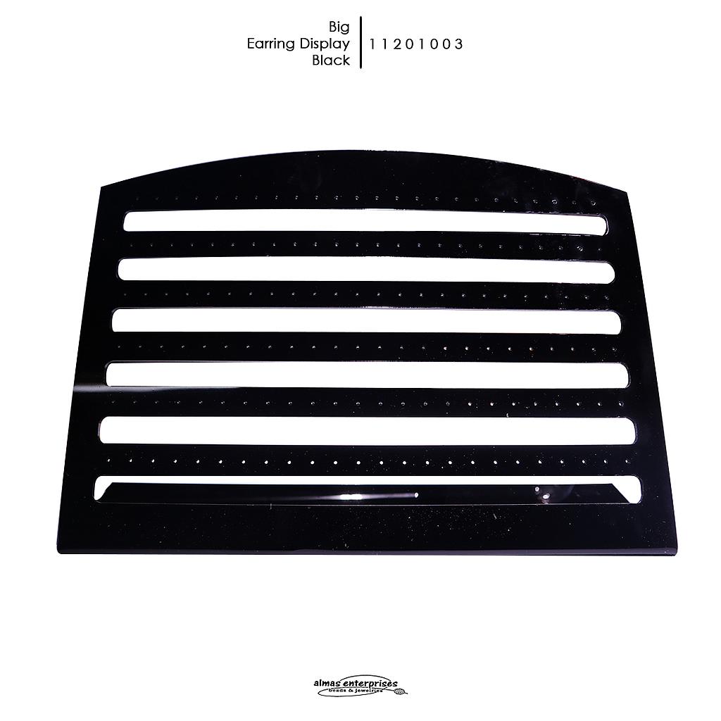 Black Earring Display