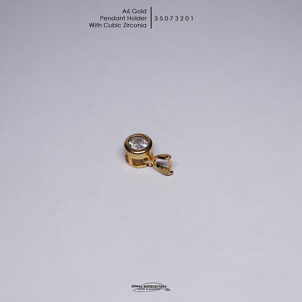 Pendant Holder With CZ A6