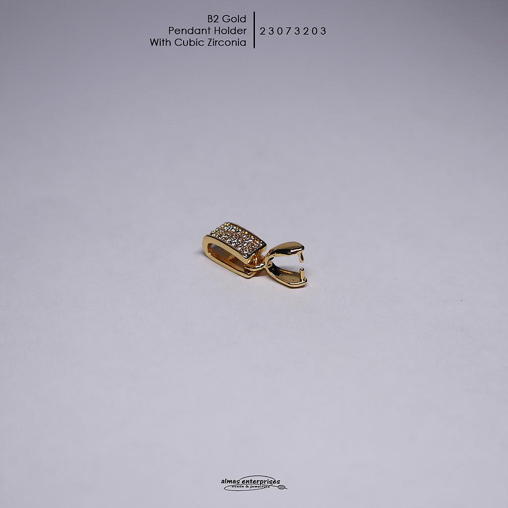 Pendant Holder With CZ B2