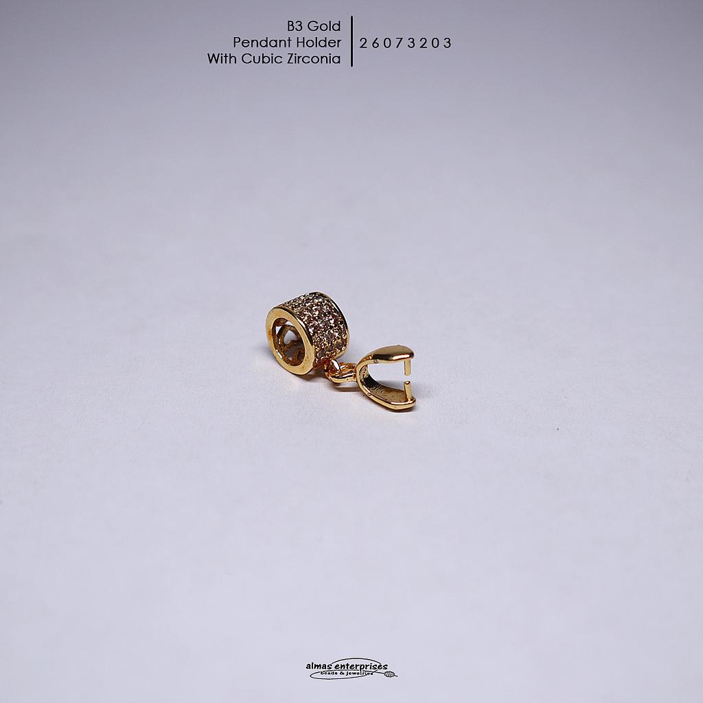 Pendant Holder With CZ B3