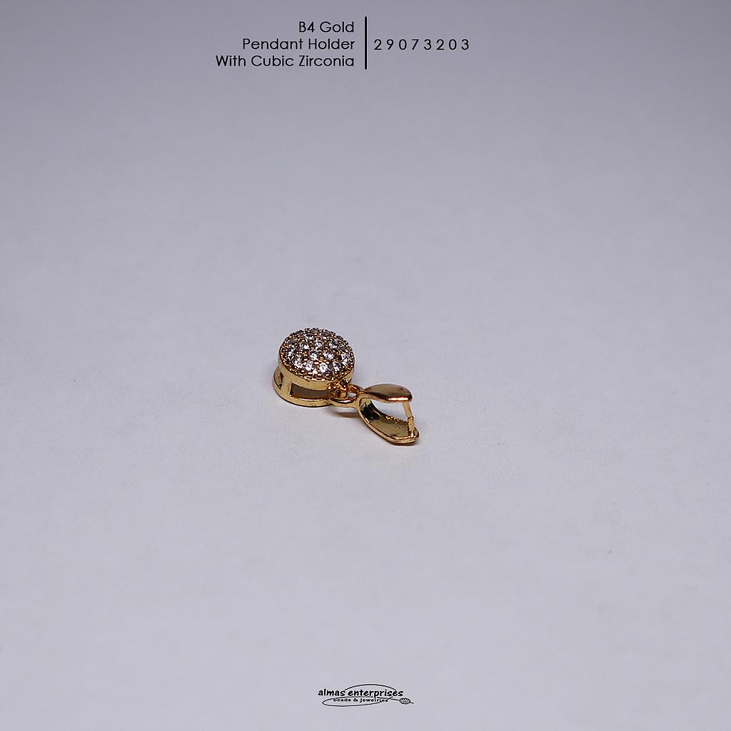 Pendant Holder With CZ B4