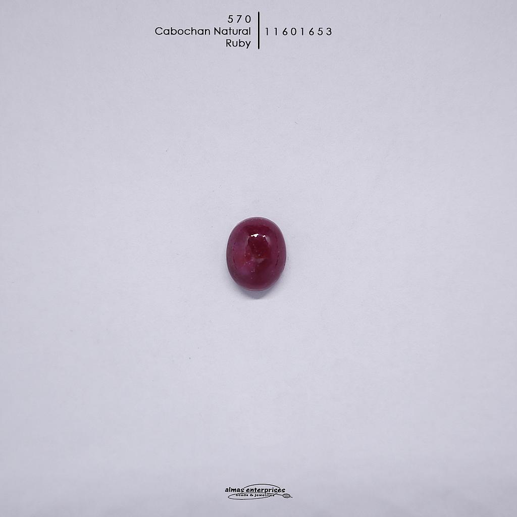 Cabochon Nat. Ruby