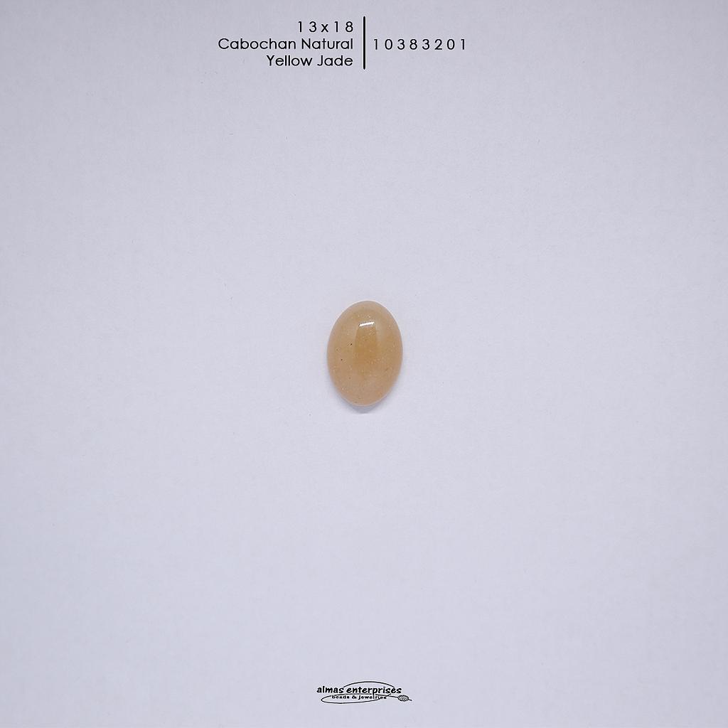 Cabochon Nat.Yellow Jade