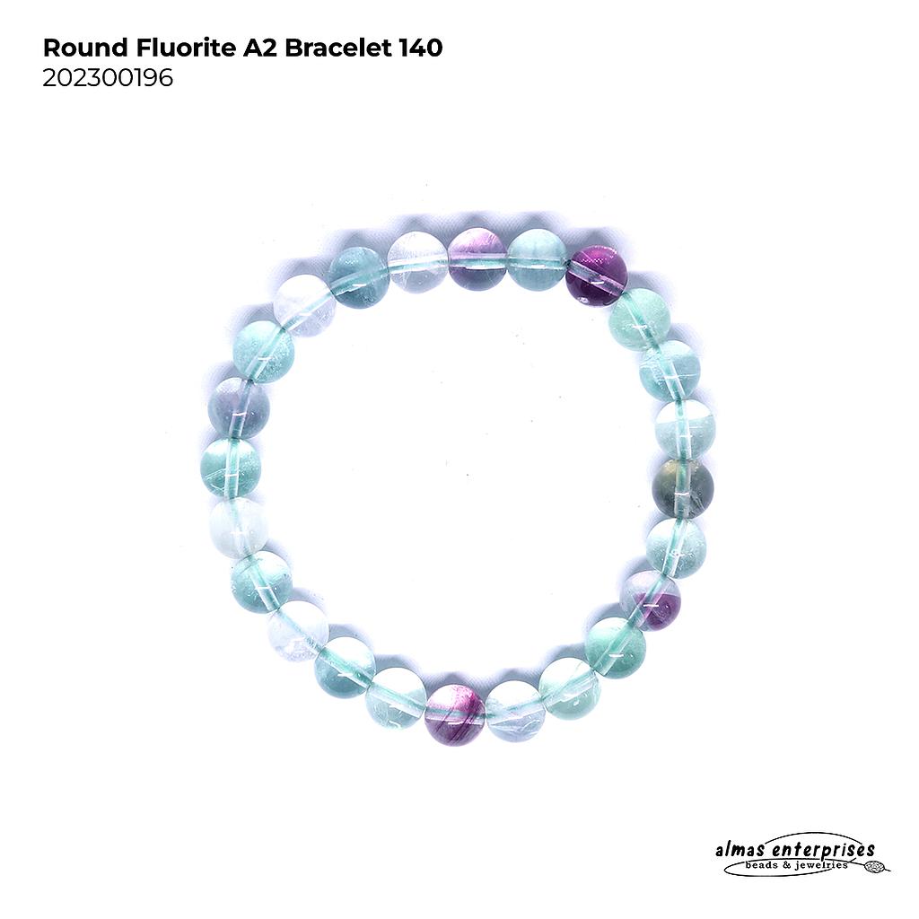 Round Fluorite A2 Bracelet