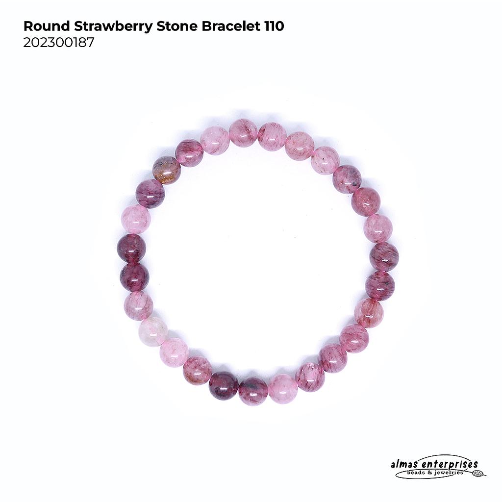 Round Strawberry Bracelet