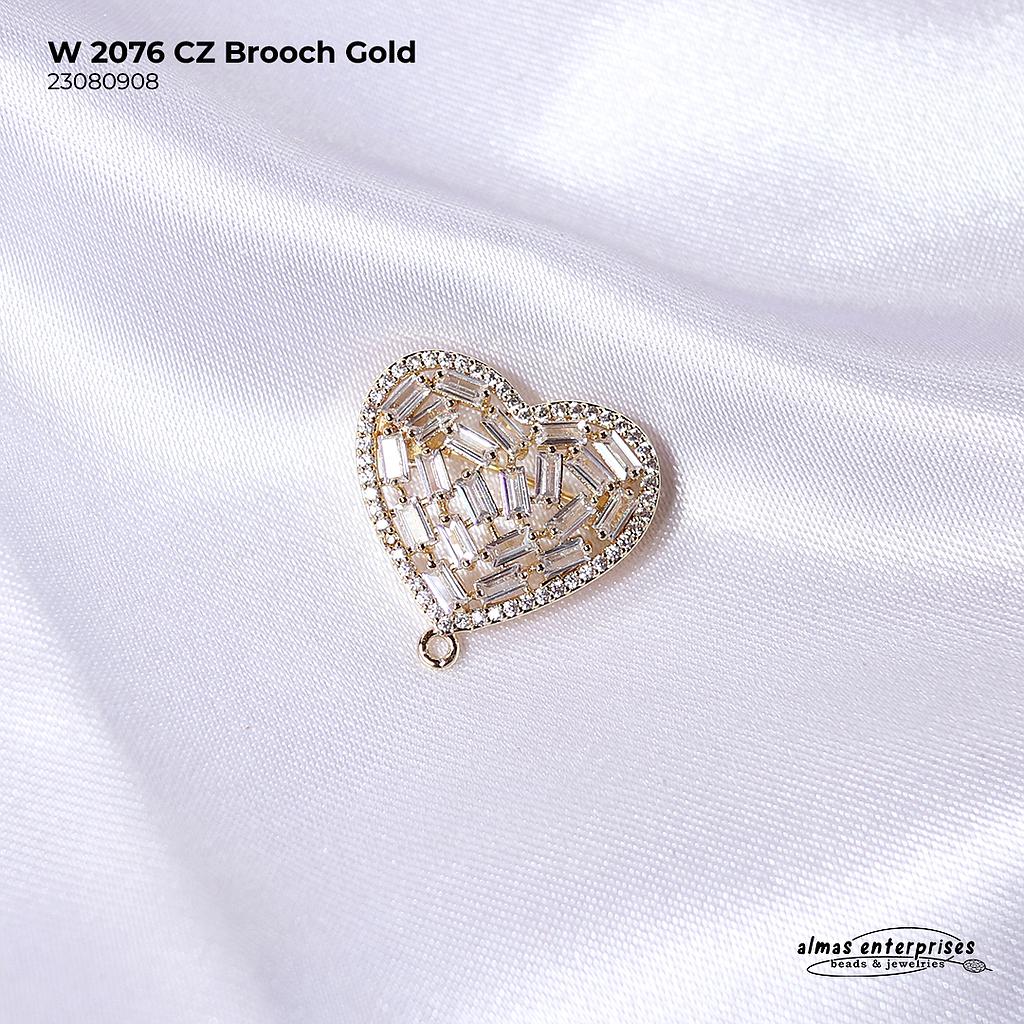 W 2076 CZ Brooch