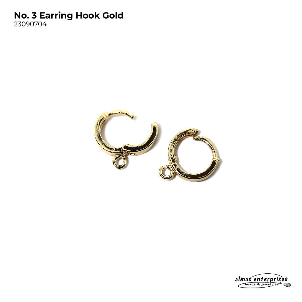No.3 Earring Hook/pair