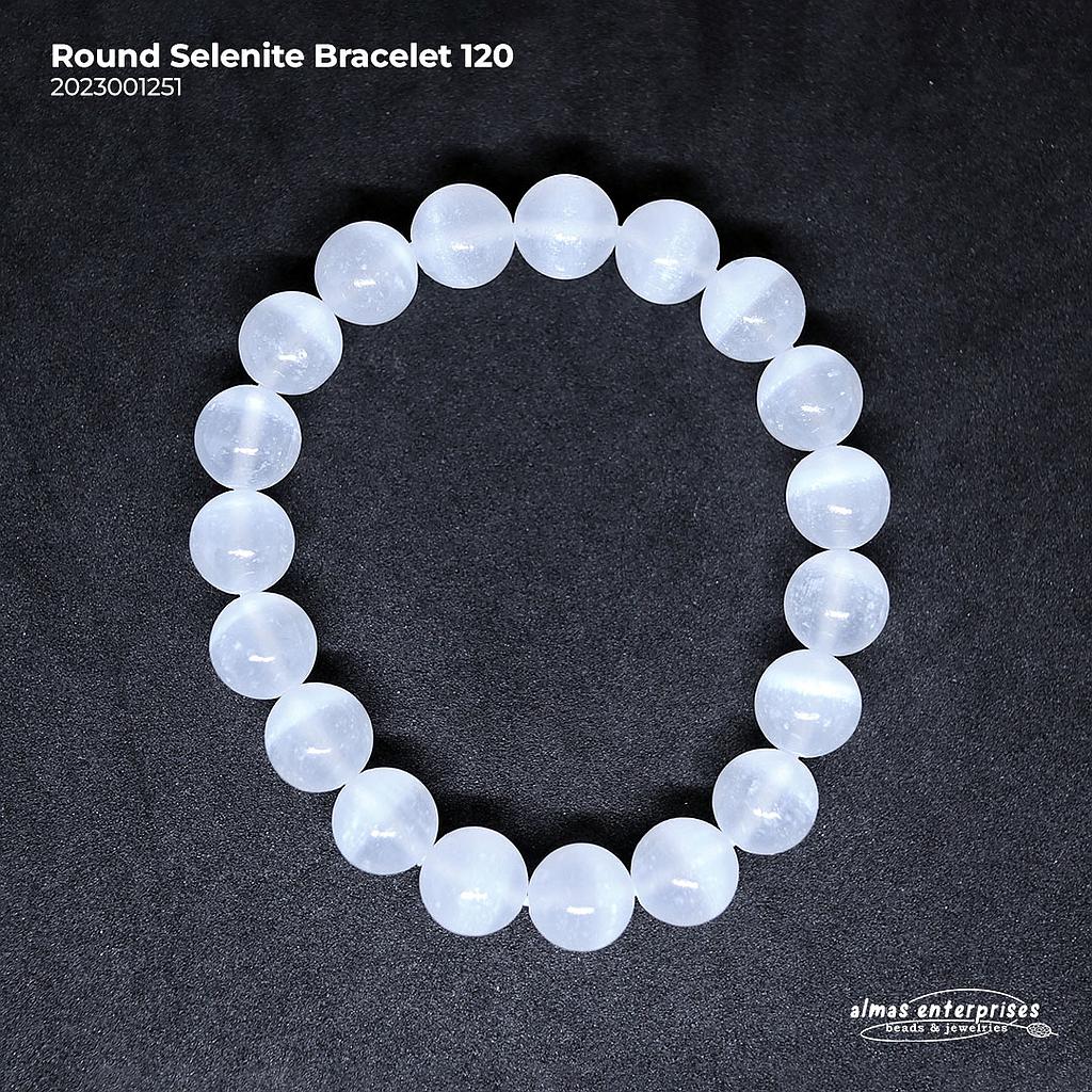 Round Selenite Bracelet