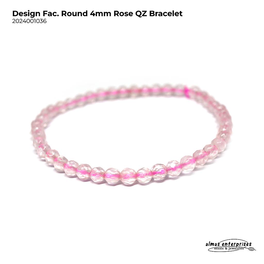 Design Fac.Round ROSE QZ Bracelet