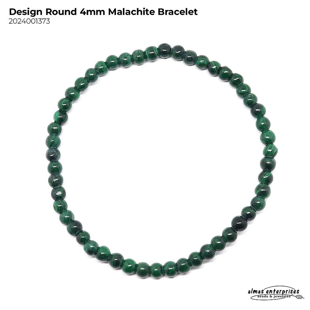 Design Round Malachite Bracelet
