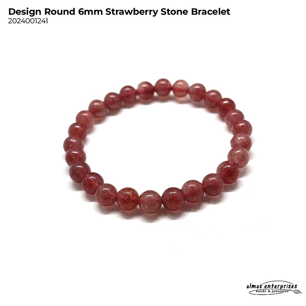 Design Round Strawberry Bracelet