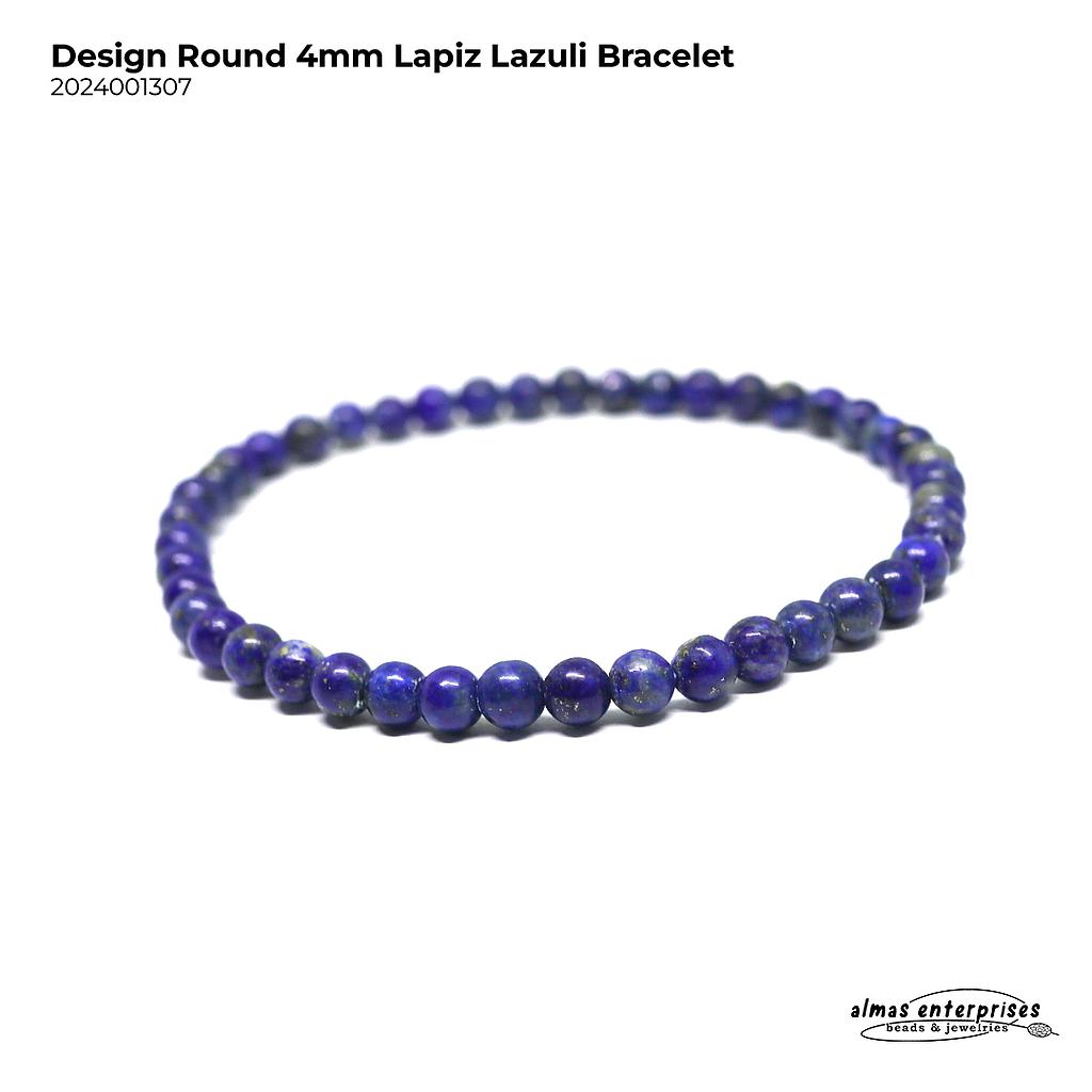 Design Round lapis Lazuli Bracelet