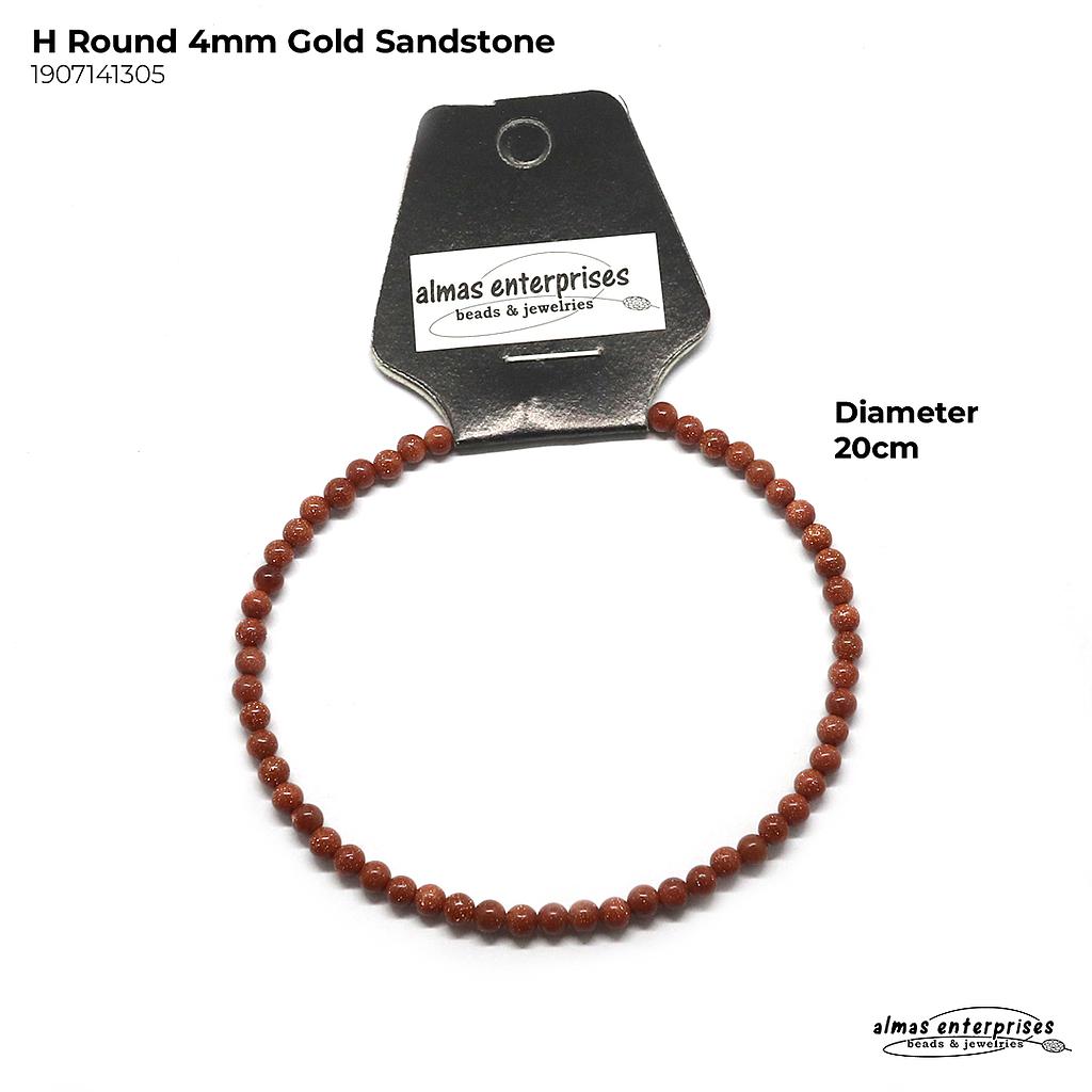 Round Gold Sandstone