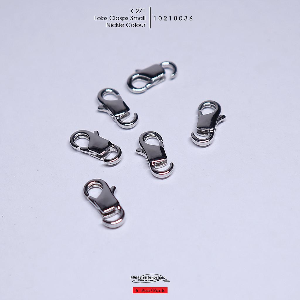 K271 Small Open Lobs Clasps/6