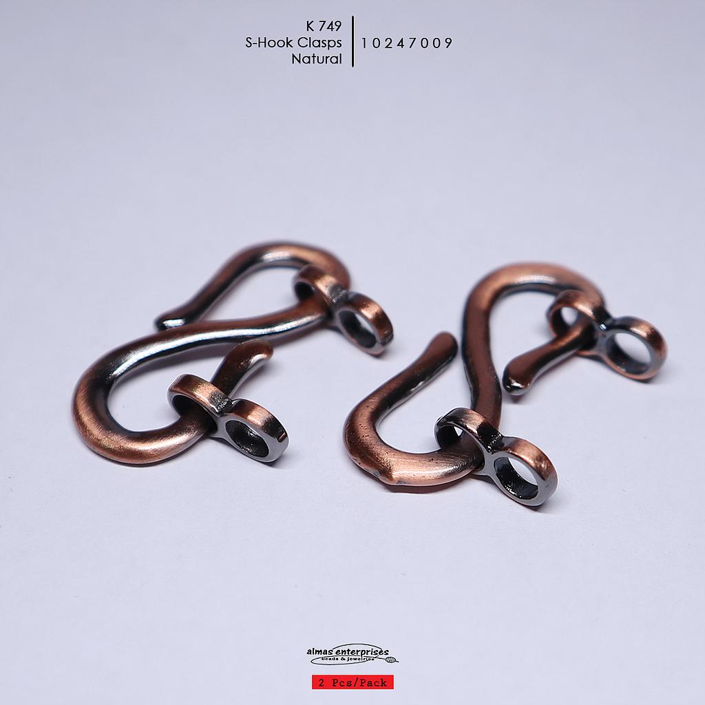 S-hook Clasps K749 NF Copper/2